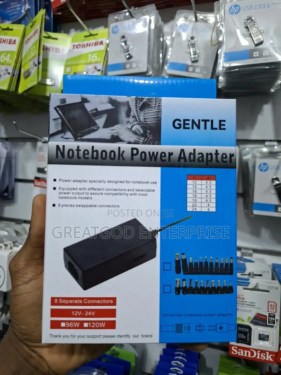 Gentle Universal Notebook Power Adapter (96w/120w)