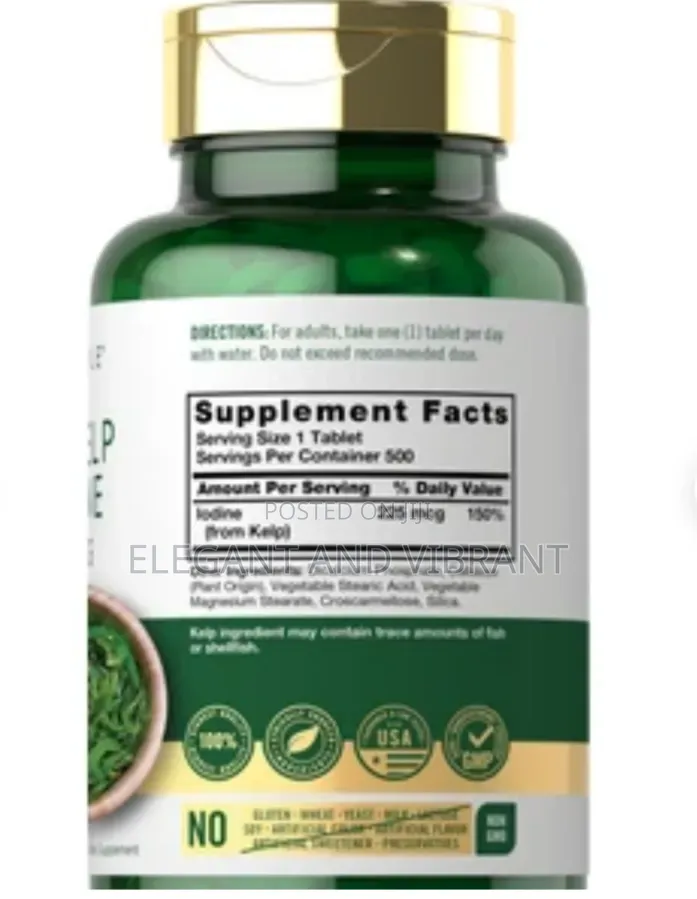 Sea Kelp Iodine 225mcg | 300 Tablets
R