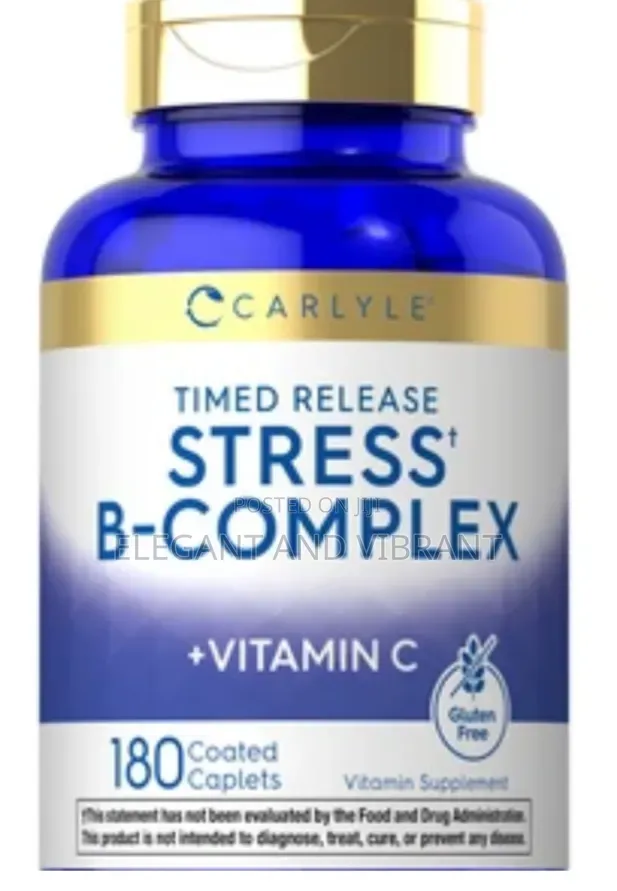 Vitamin B-Complex With Vitamin C | 180 Caplets