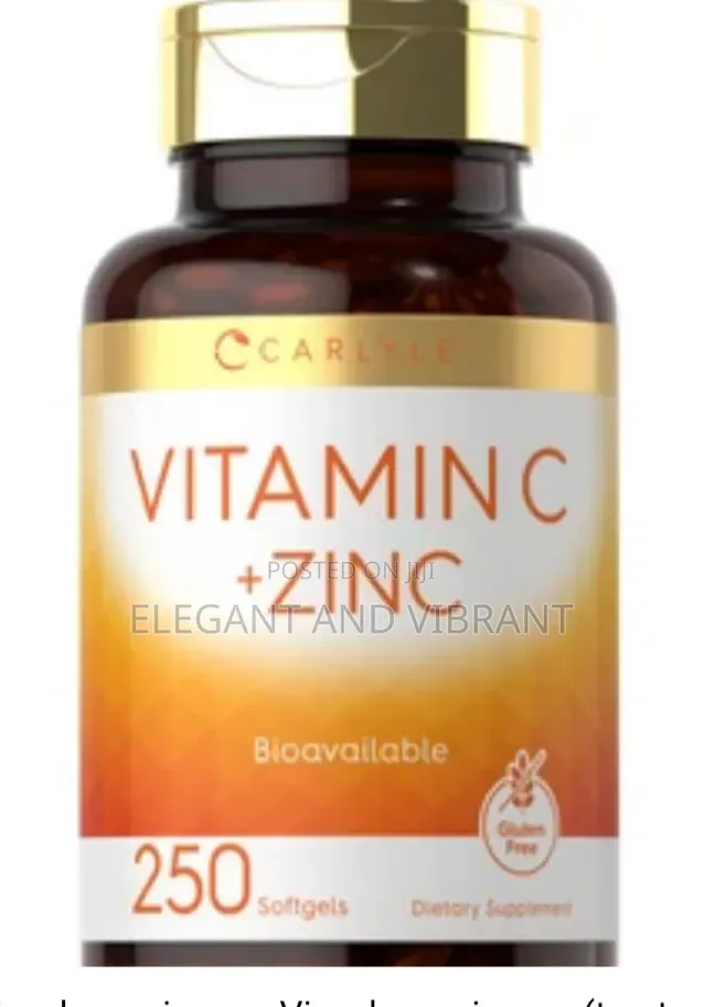 Vitamin C With Zinc | 250 Softgels