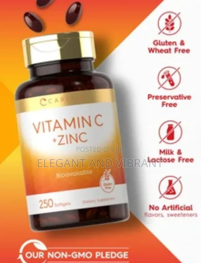 Vitamin C With Zinc | 250 Softgels