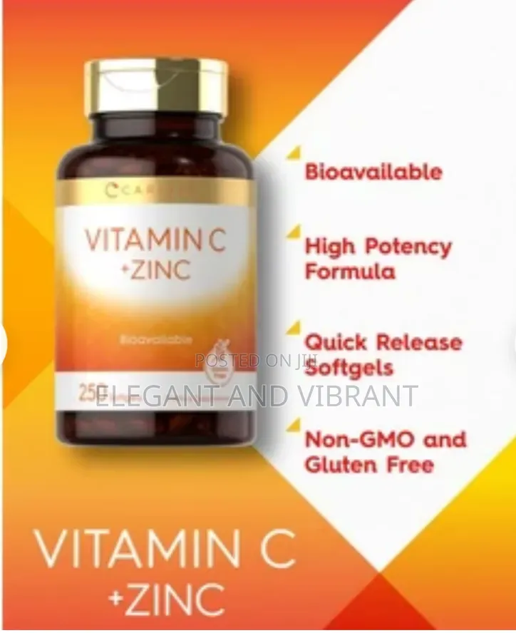 Vitamin C With Zinc | 250 Softgels