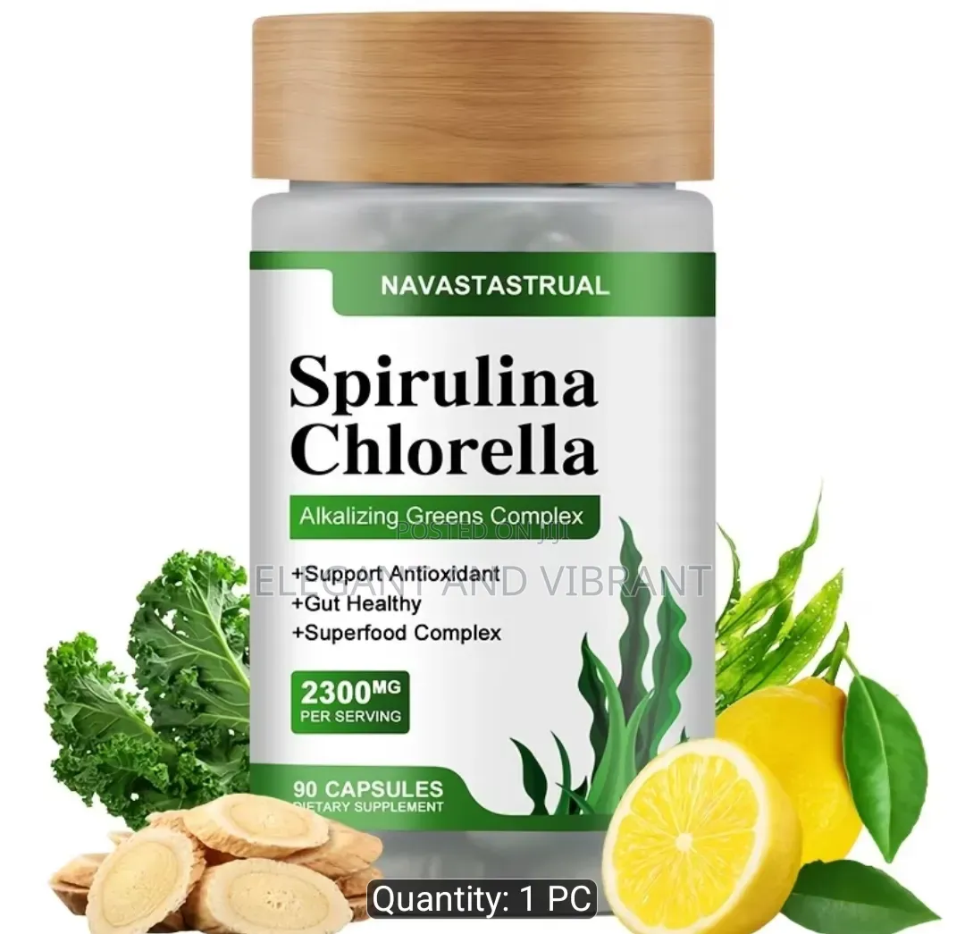 Spirulina and Chlorella, Wheatgrass, Kale and Ashwagandha Complex