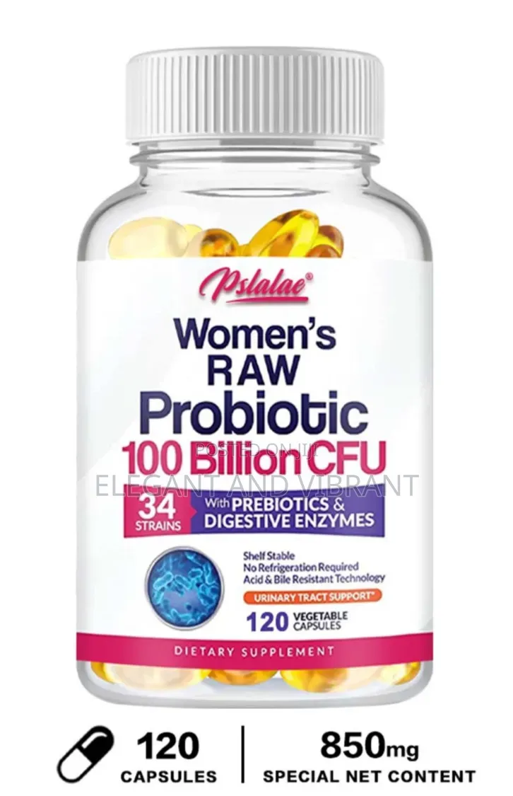Women's RAW Probiotic 100 Billion CFU - Prebiotics, Digestive Enzymes