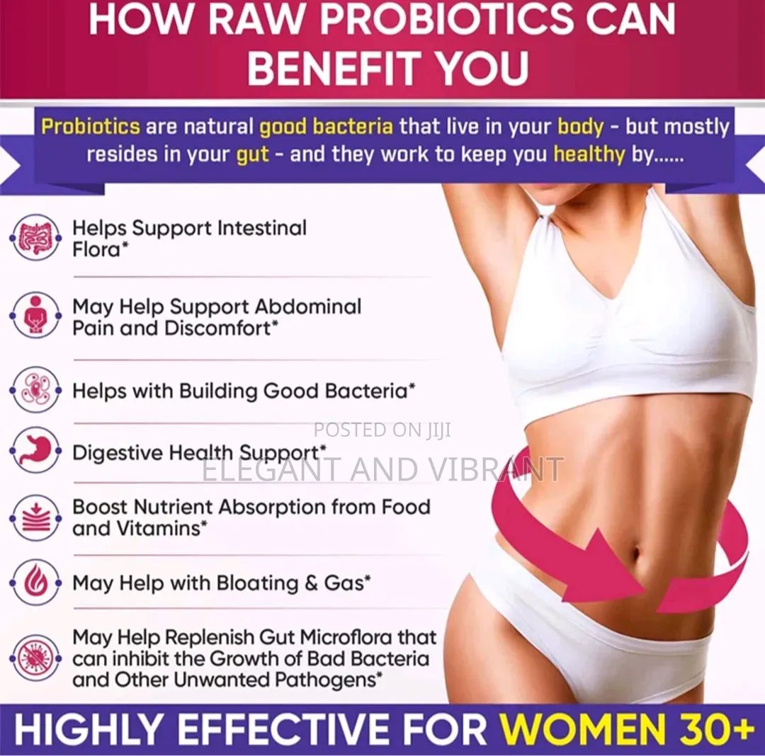 Women's RAW Probiotic 100 Billion CFU - Prebiotics, Digestive Enzymes