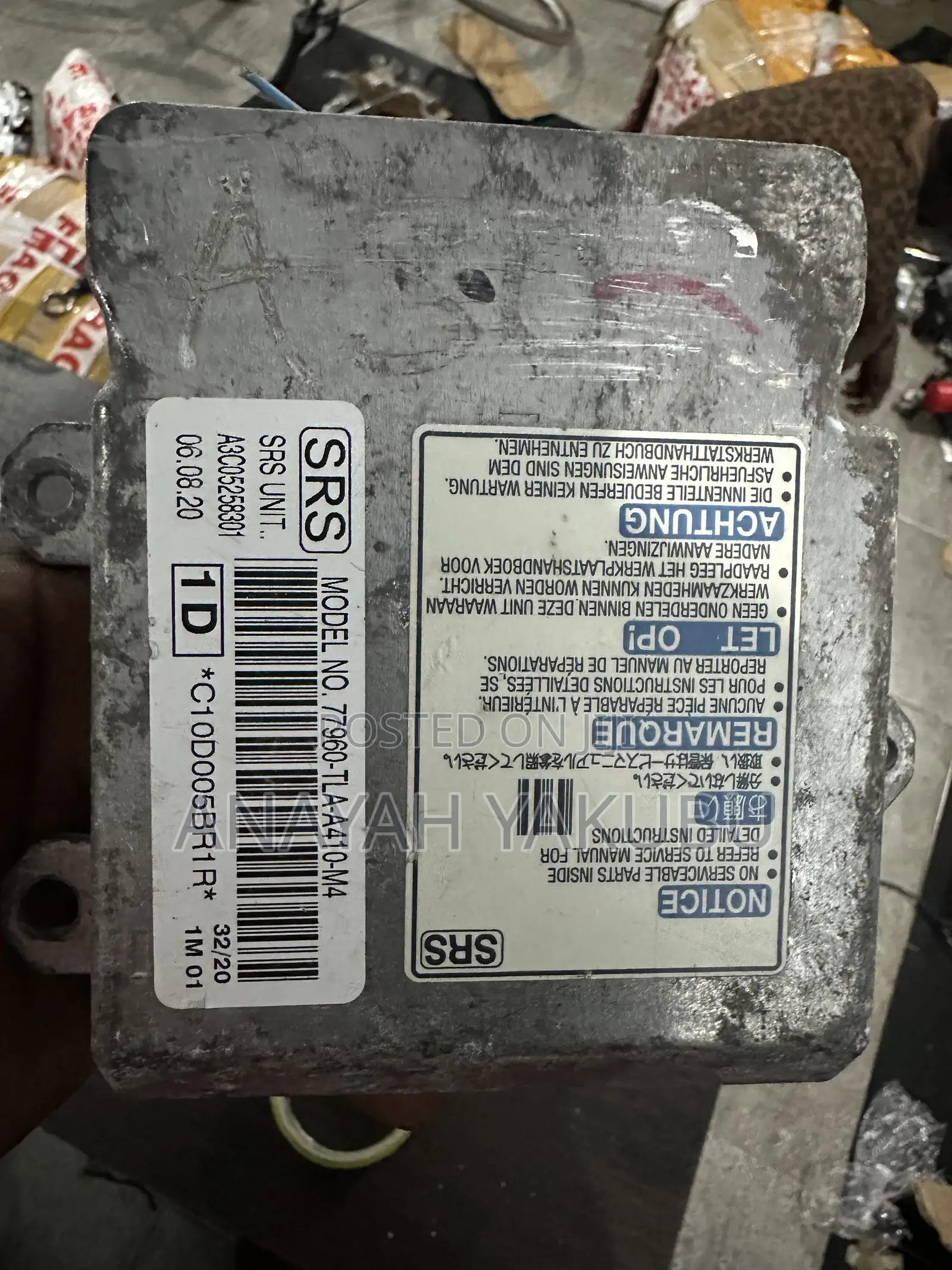 2017-21 Honda CRV SRS Unit
