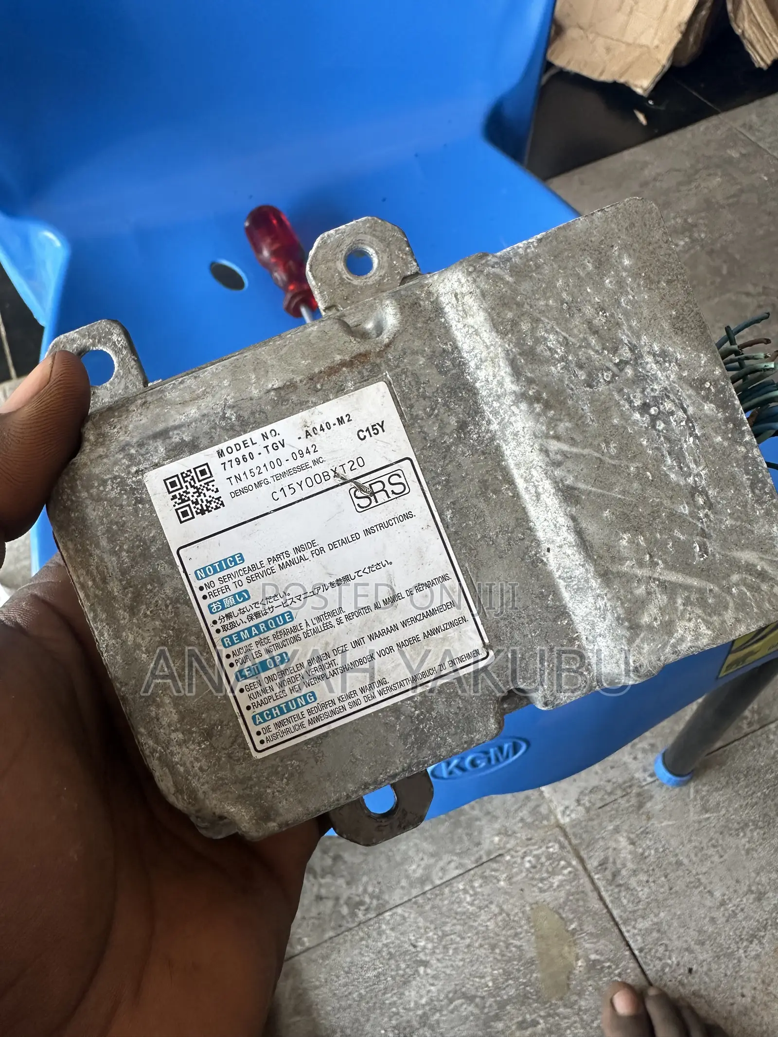 2017-21 Honda CRV SRS Unit