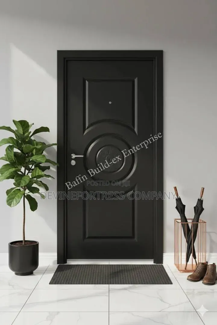 Quality Sed Outside Rough Door Black /Steel Door