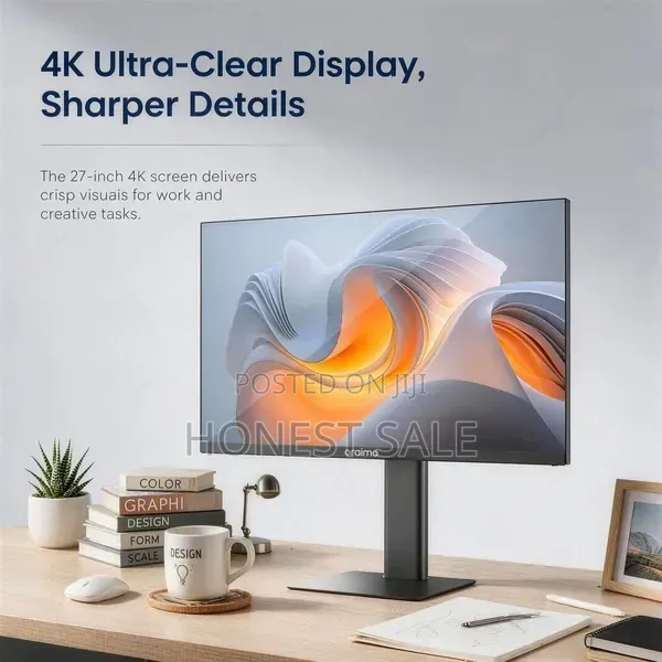 Oraimo VisionPad 4K 27-Inch Computer Screen Monitor | 4K HD