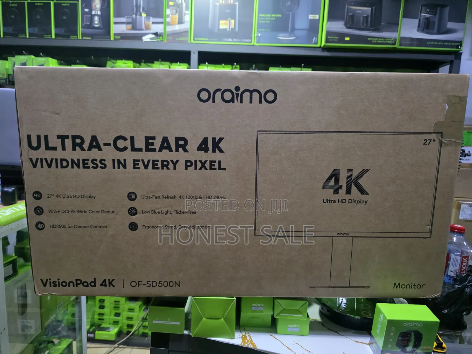 Oraimo VisionPad 4K 27-Inch Computer Screen Monitor | 4K HD