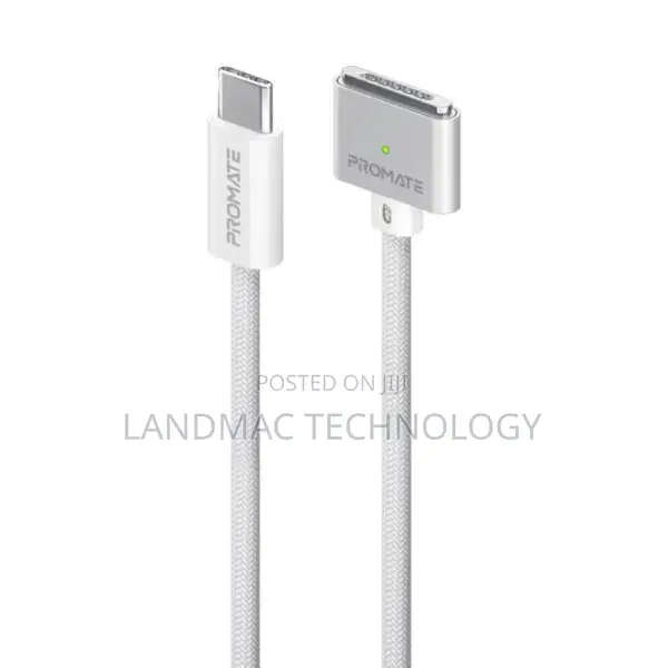 Promate 140W USB-C to MagSafe 3 Charging Cable for MacBook
