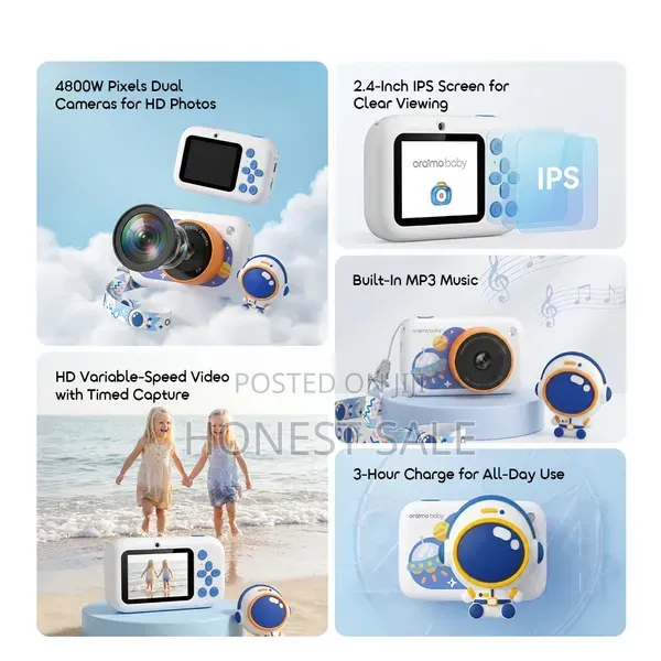 Oraimo PicBuddy Dual Camera HD Kids Camera