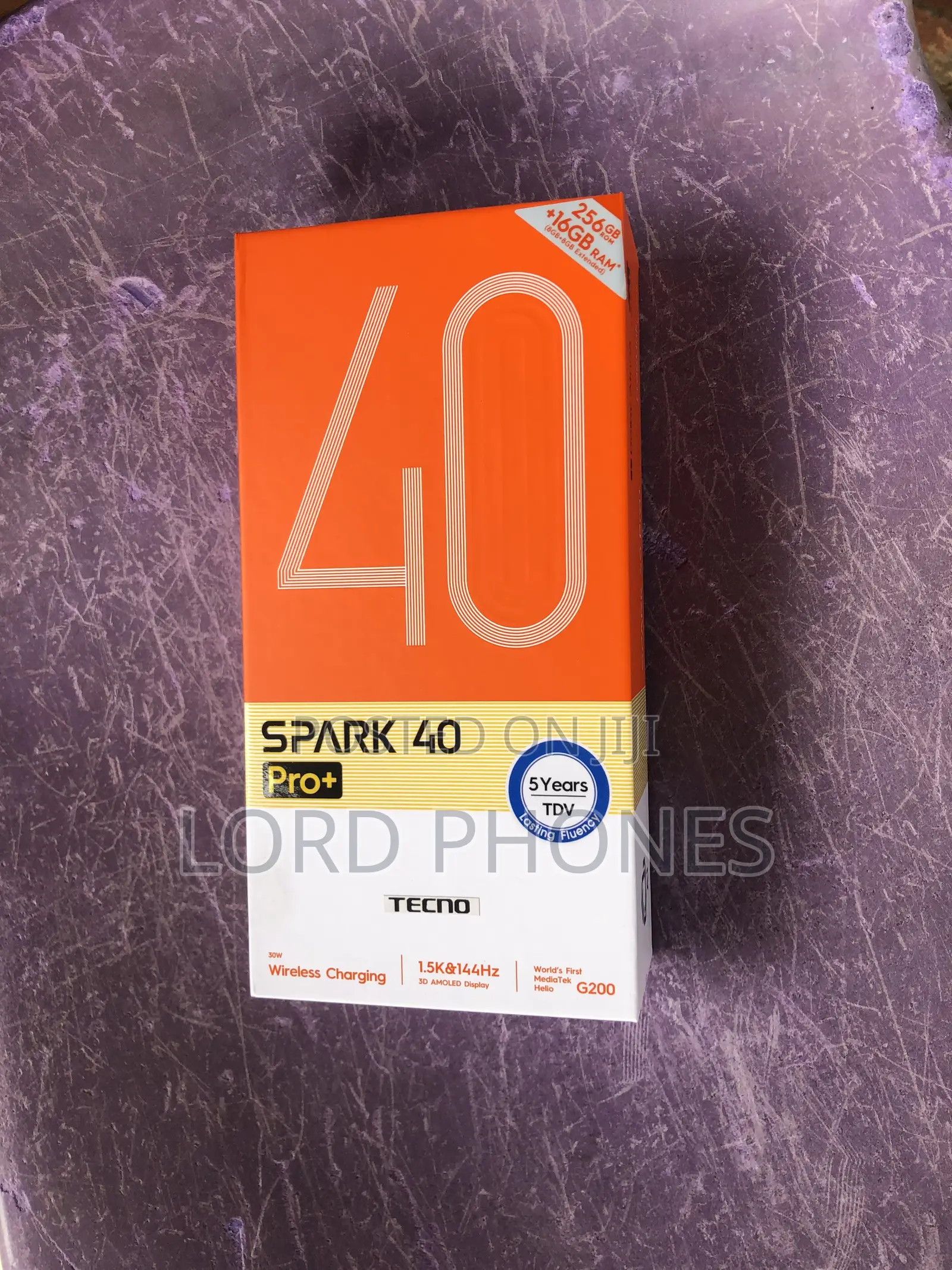 New Tecno Spark 40 Pro+ 256 GB Gray