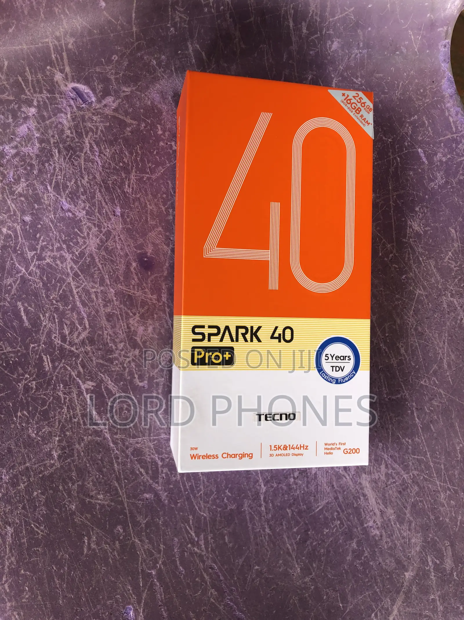 New Tecno Spark 40 Pro+ 256 GB Gray