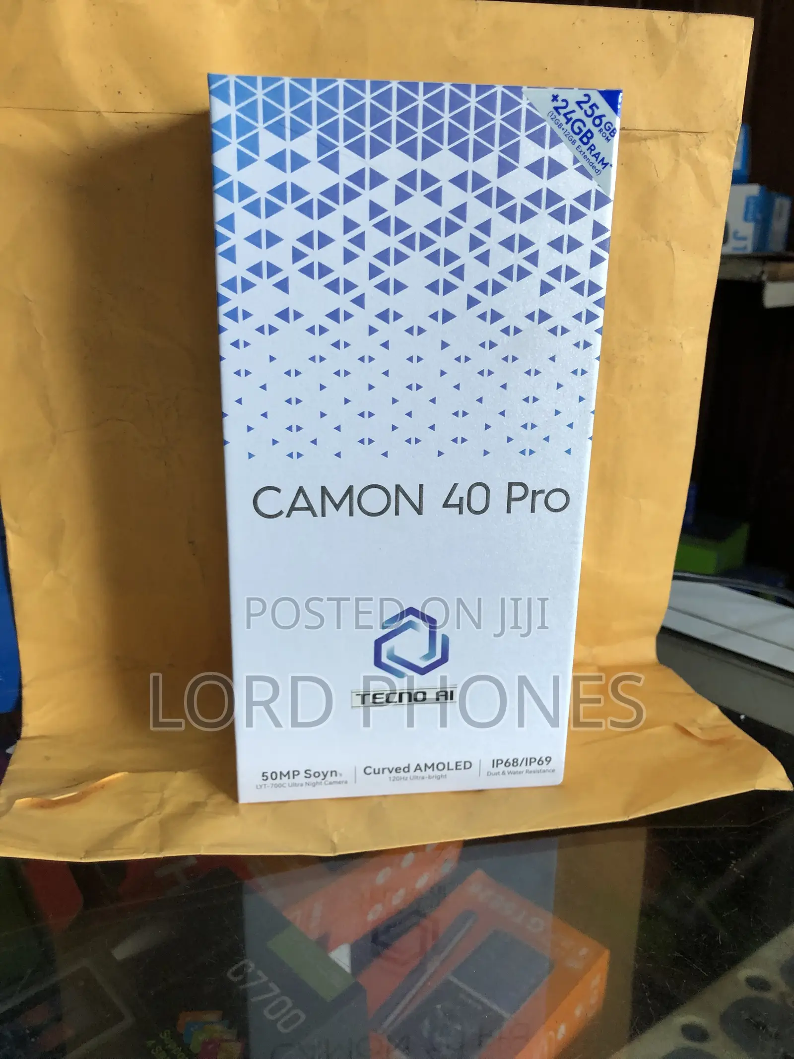New Tecno Camon 40 Pro 4G 256 GB Black