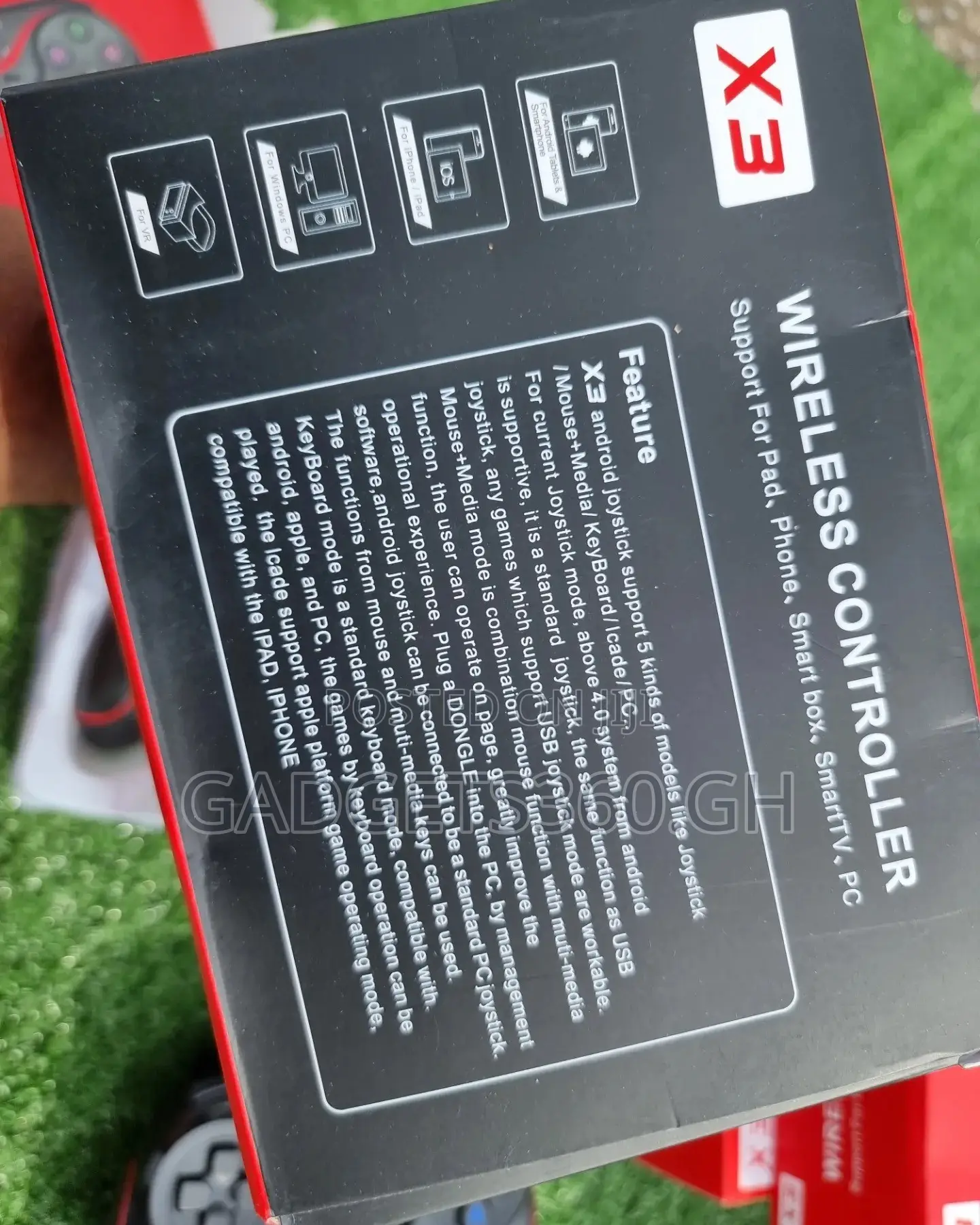 X3 Wireless Bluetooth Game Controller