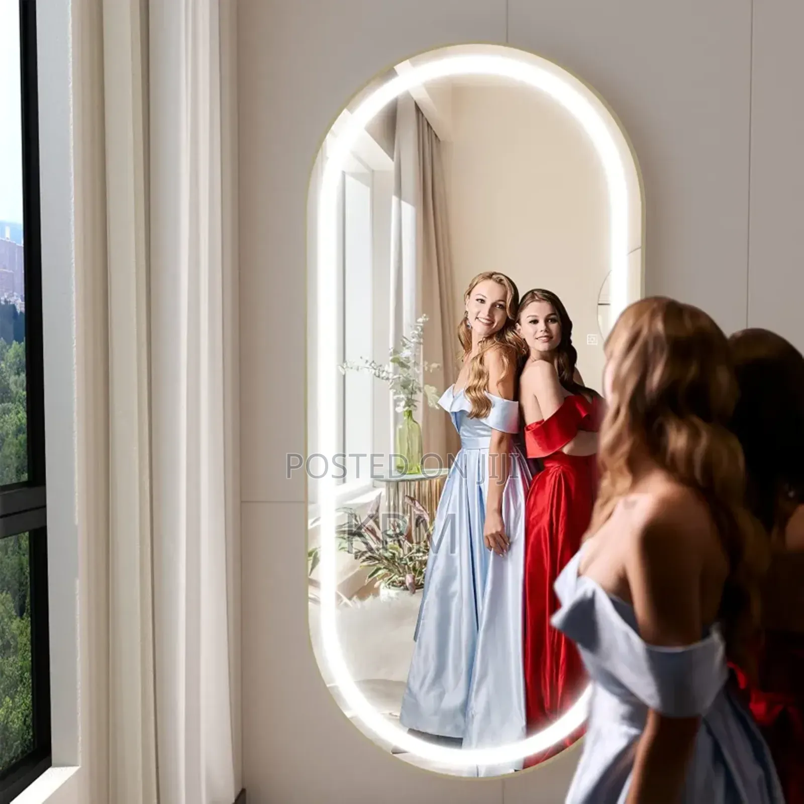 Hard Surface Smart Salon Mirror Led Light 150 by 60cm