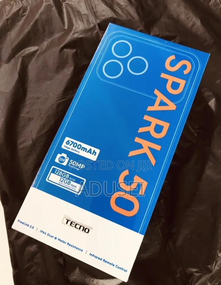 New Tecno Spark 50 128 GB Black