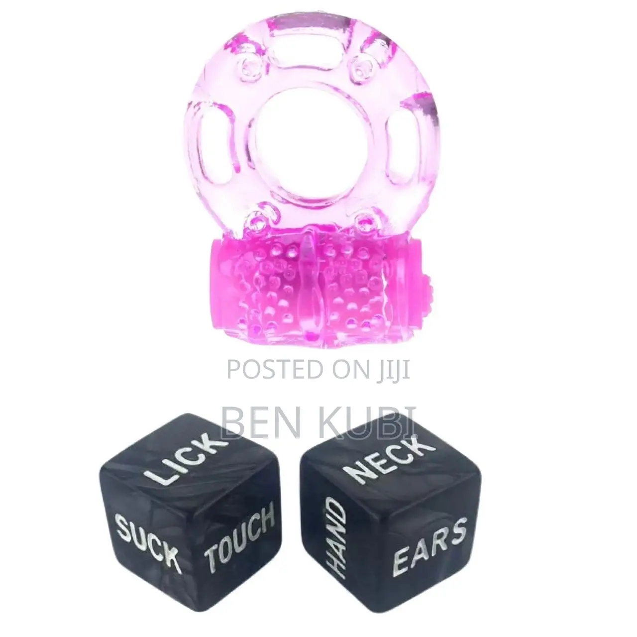 Cock Delay Vibrator Ring + Love Dice Fun Game