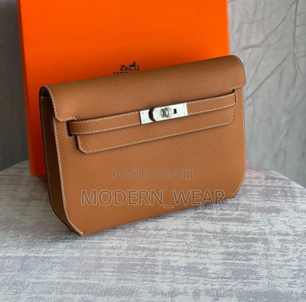 Genuine Leather Hermes Bag