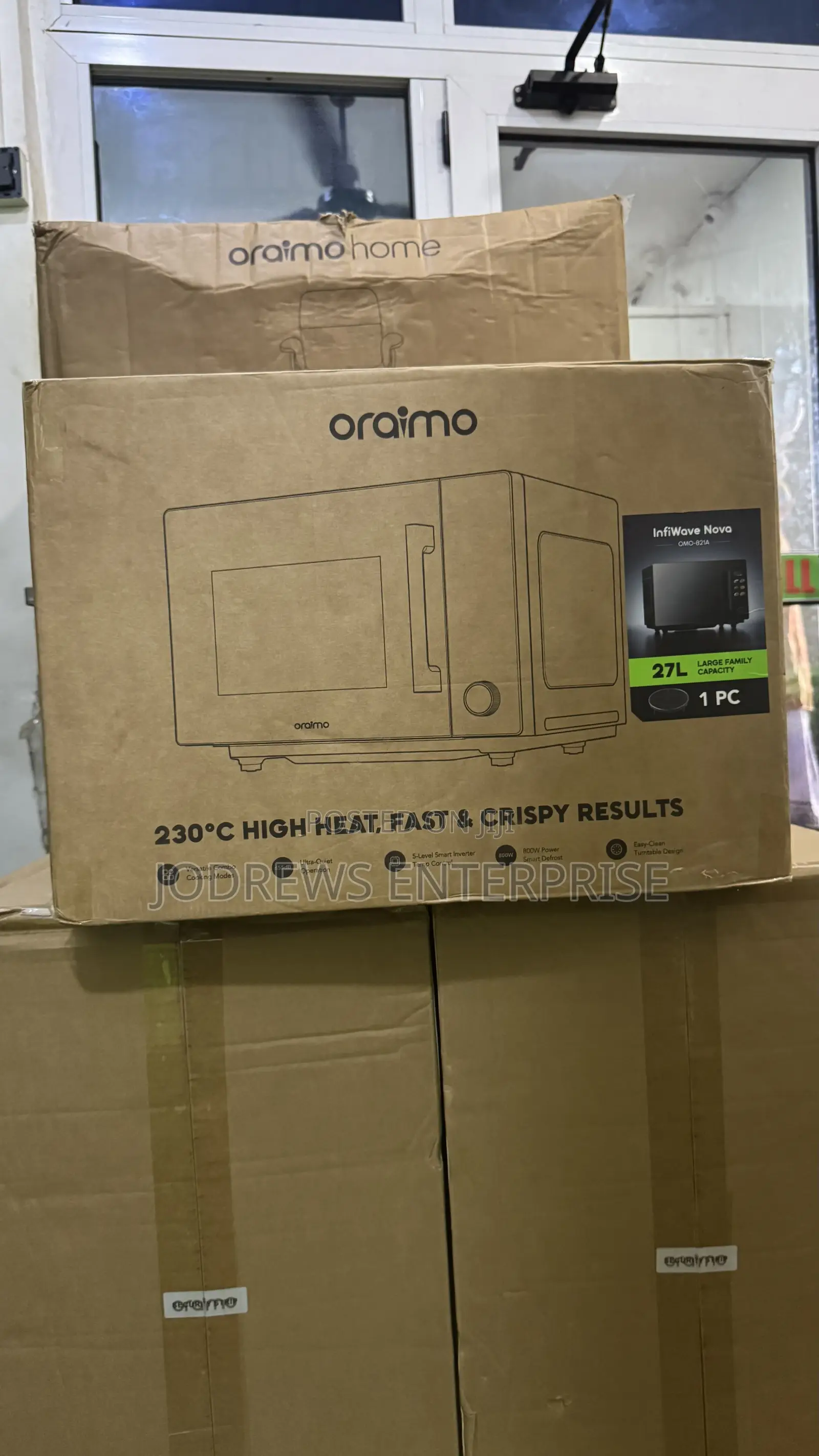Oraimo InfiWave Nova 3-in-1 27L Capacity Microwave Air Fryer Oven