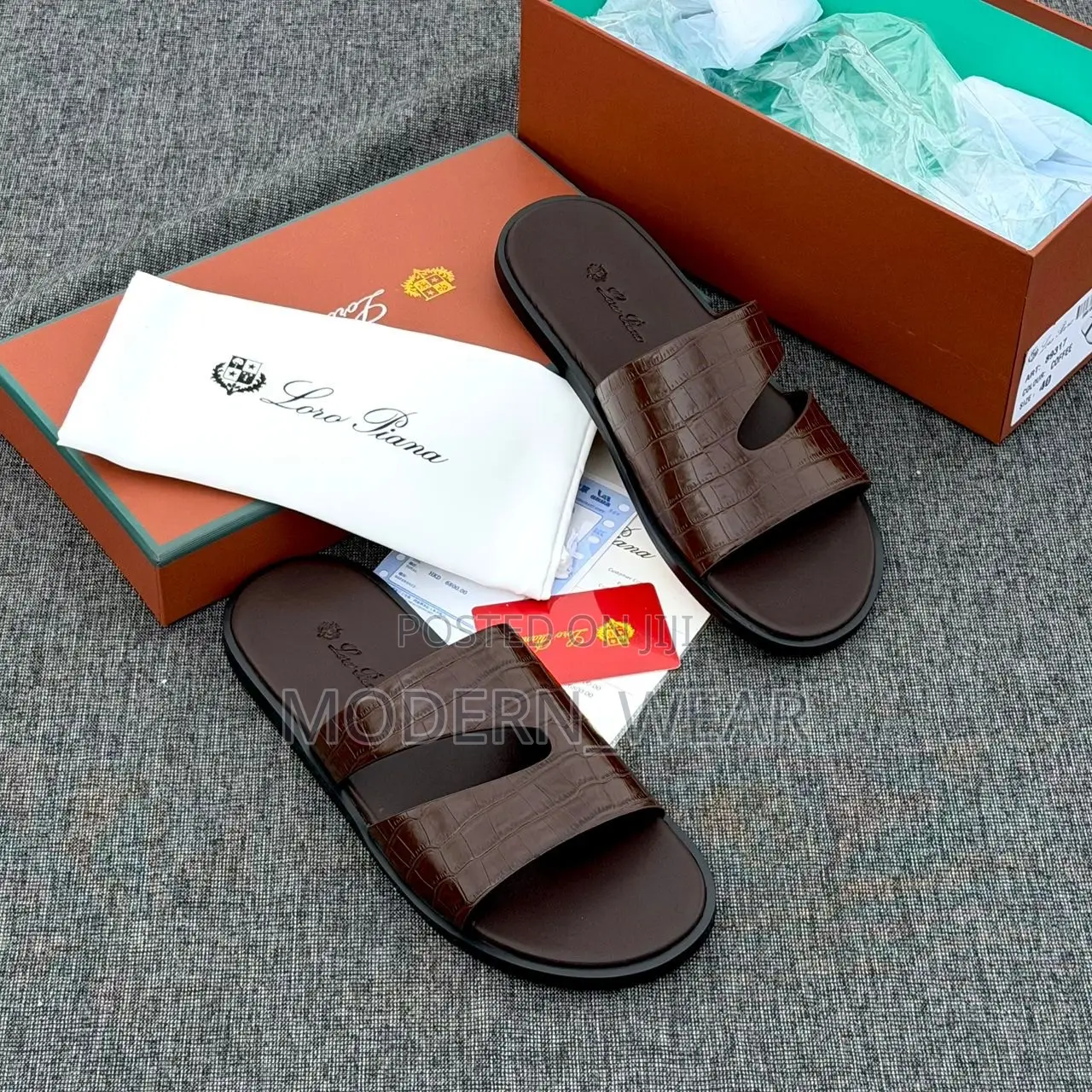 Genuine Leather Slippers