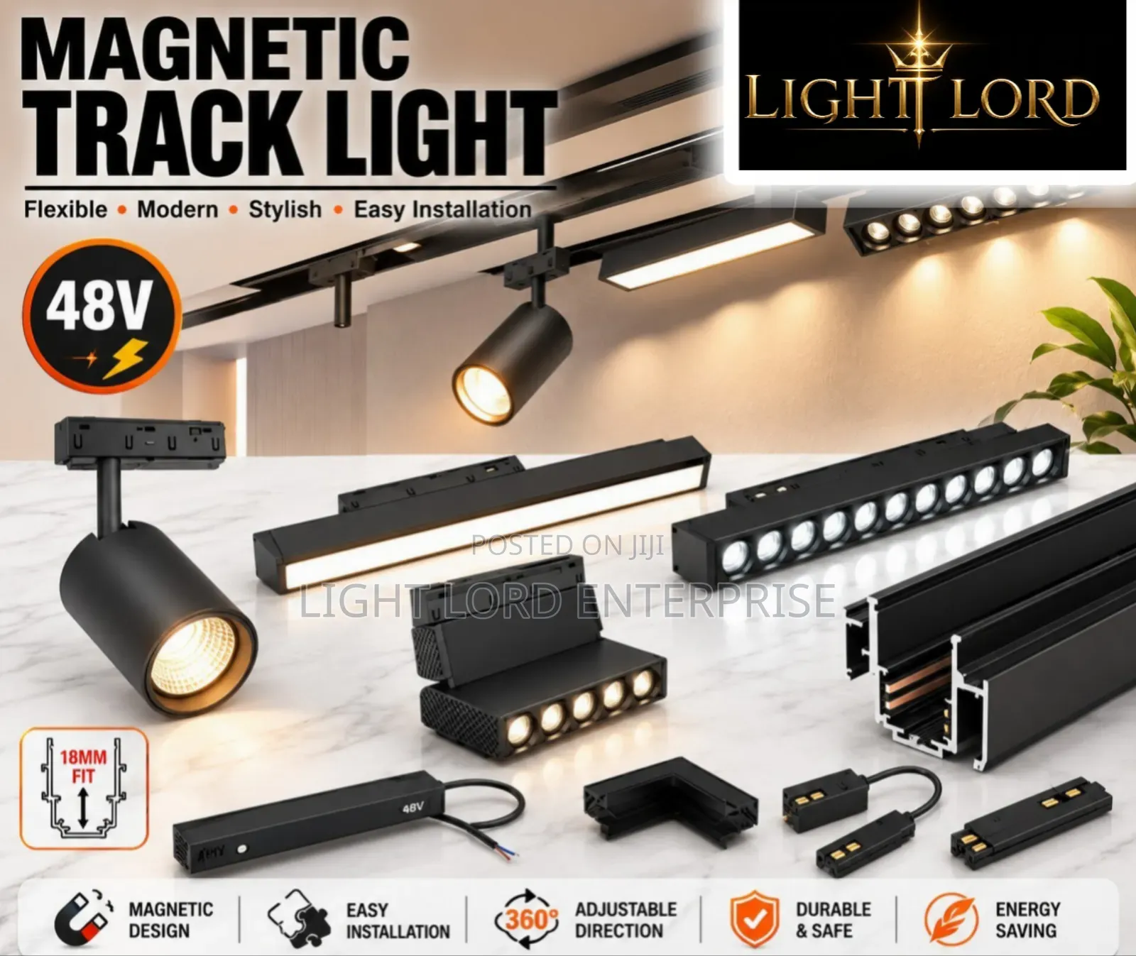 Tackle Tonic Versatile Magnetic Track Lights