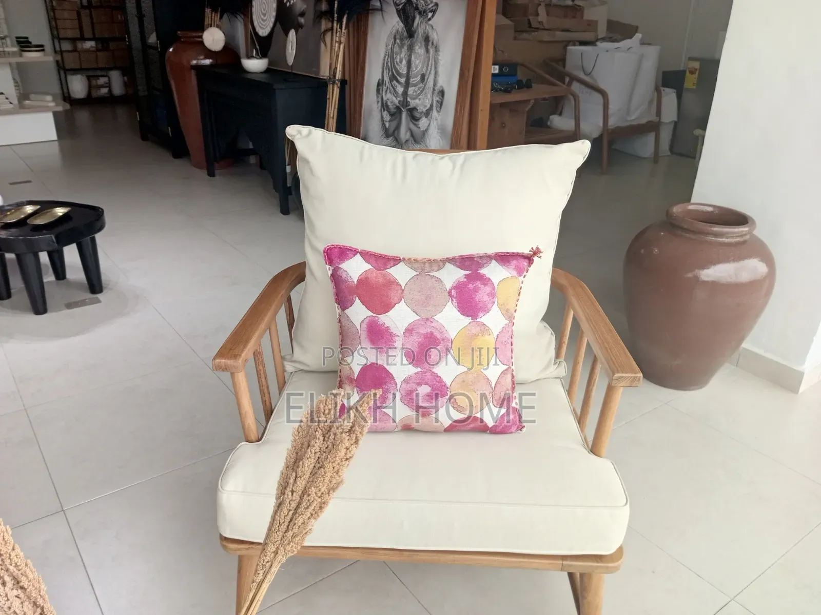 Modern Cushioned Accent Chair