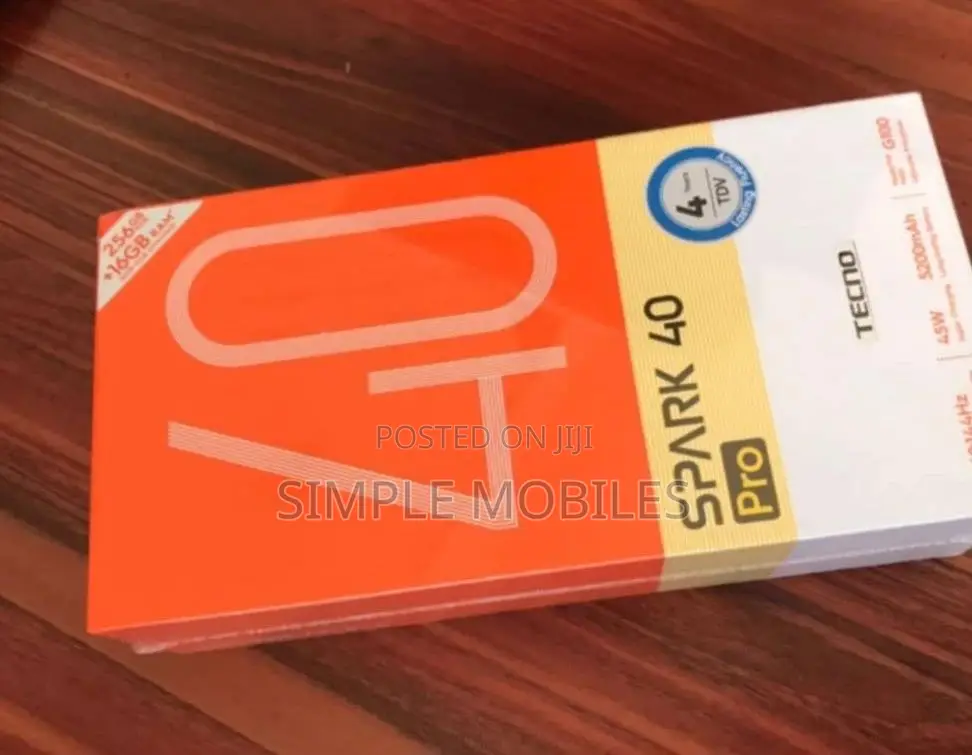 New Tecno Spark 40 Pro+ 256 GB Gold