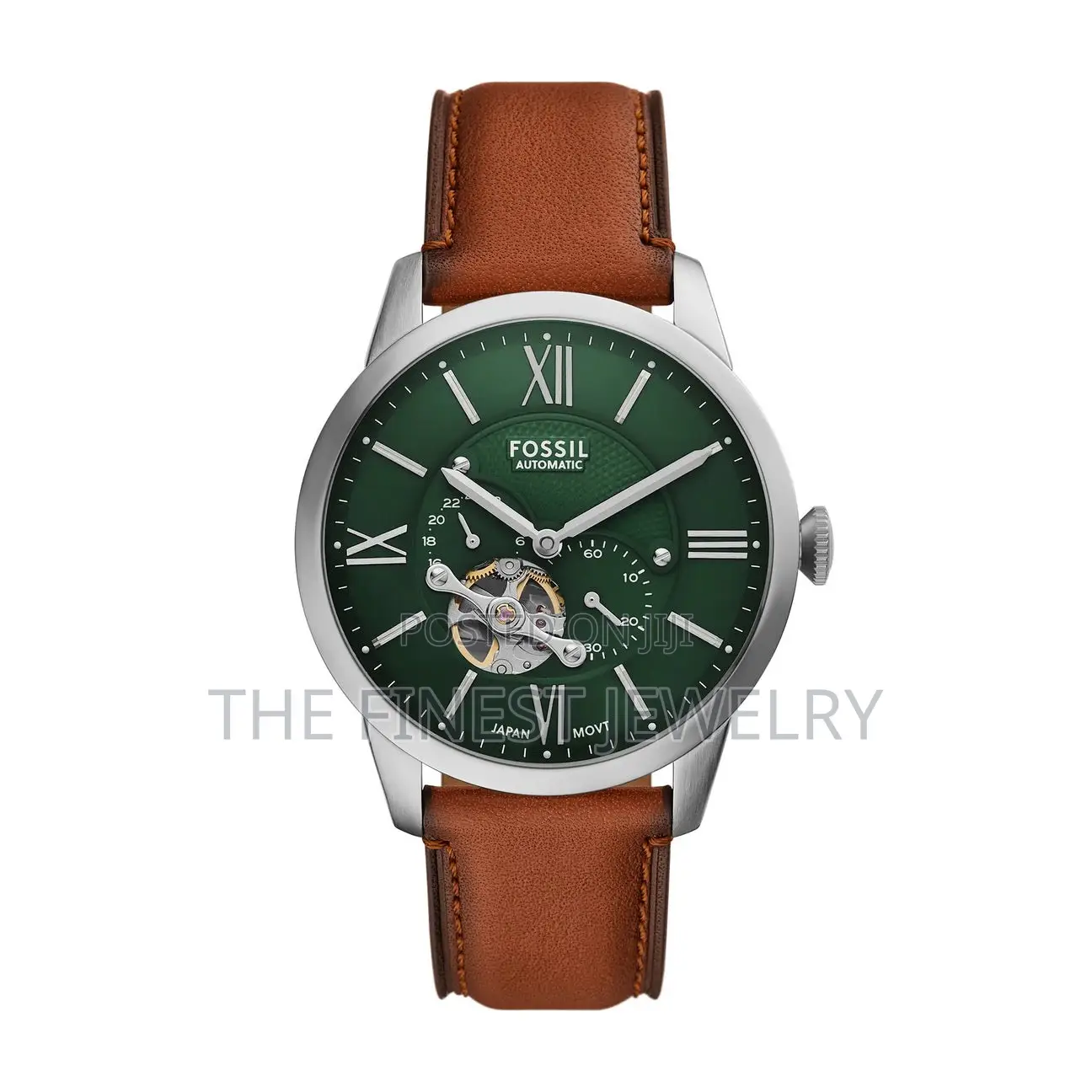 Fossil Townsman Automatic Brown Leather Watch - ME3265