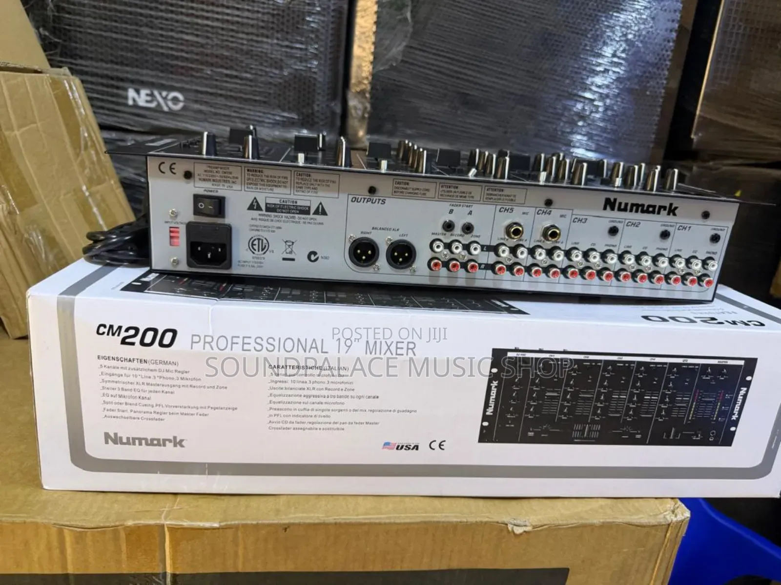 Numark CM200 Professional 19" DJ Mixer