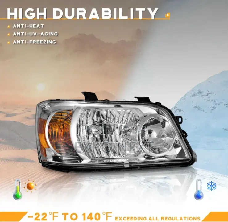 Toyota Highlander 2004-2006 Headlight