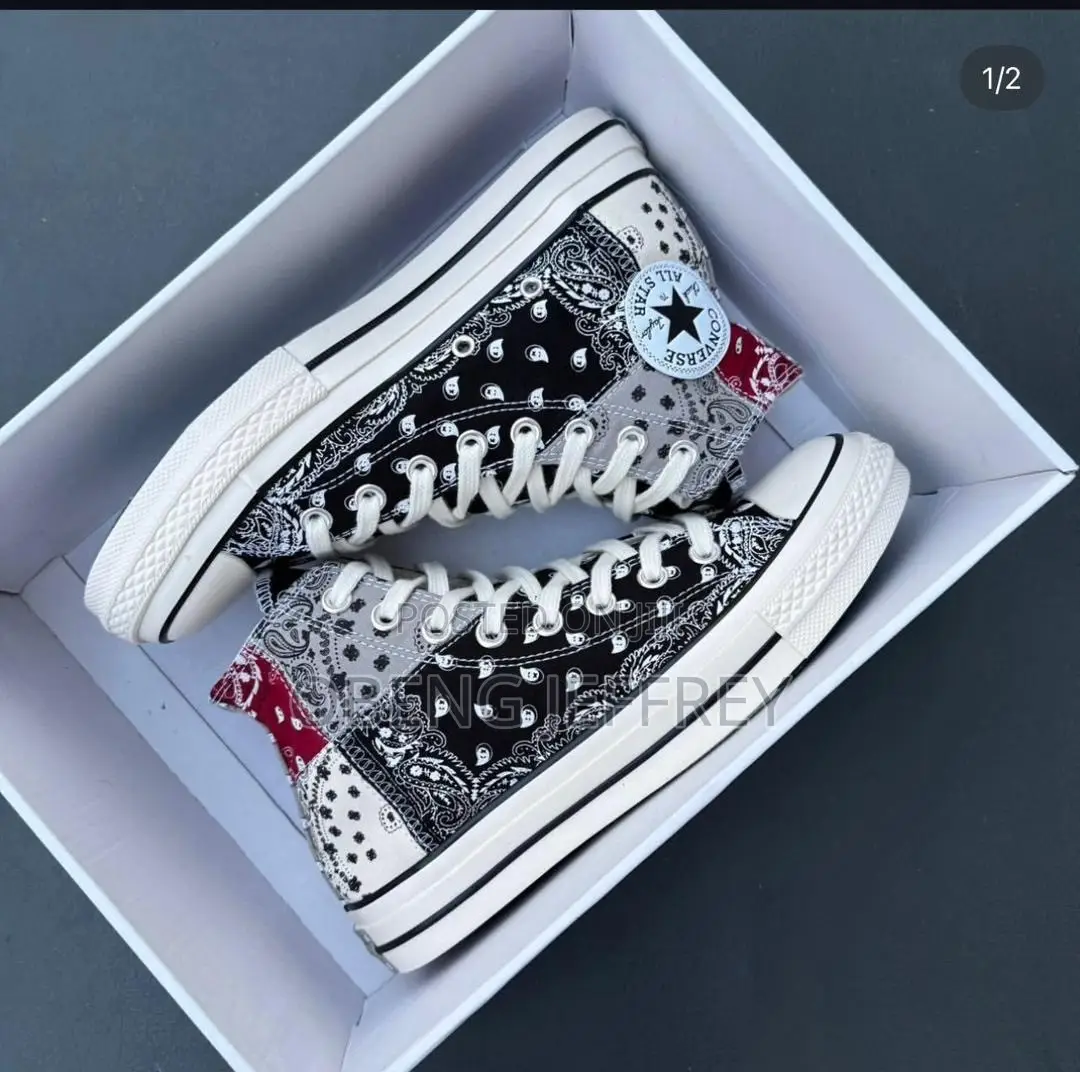 Original Converse High Chuck 70 Paisley Patchwork