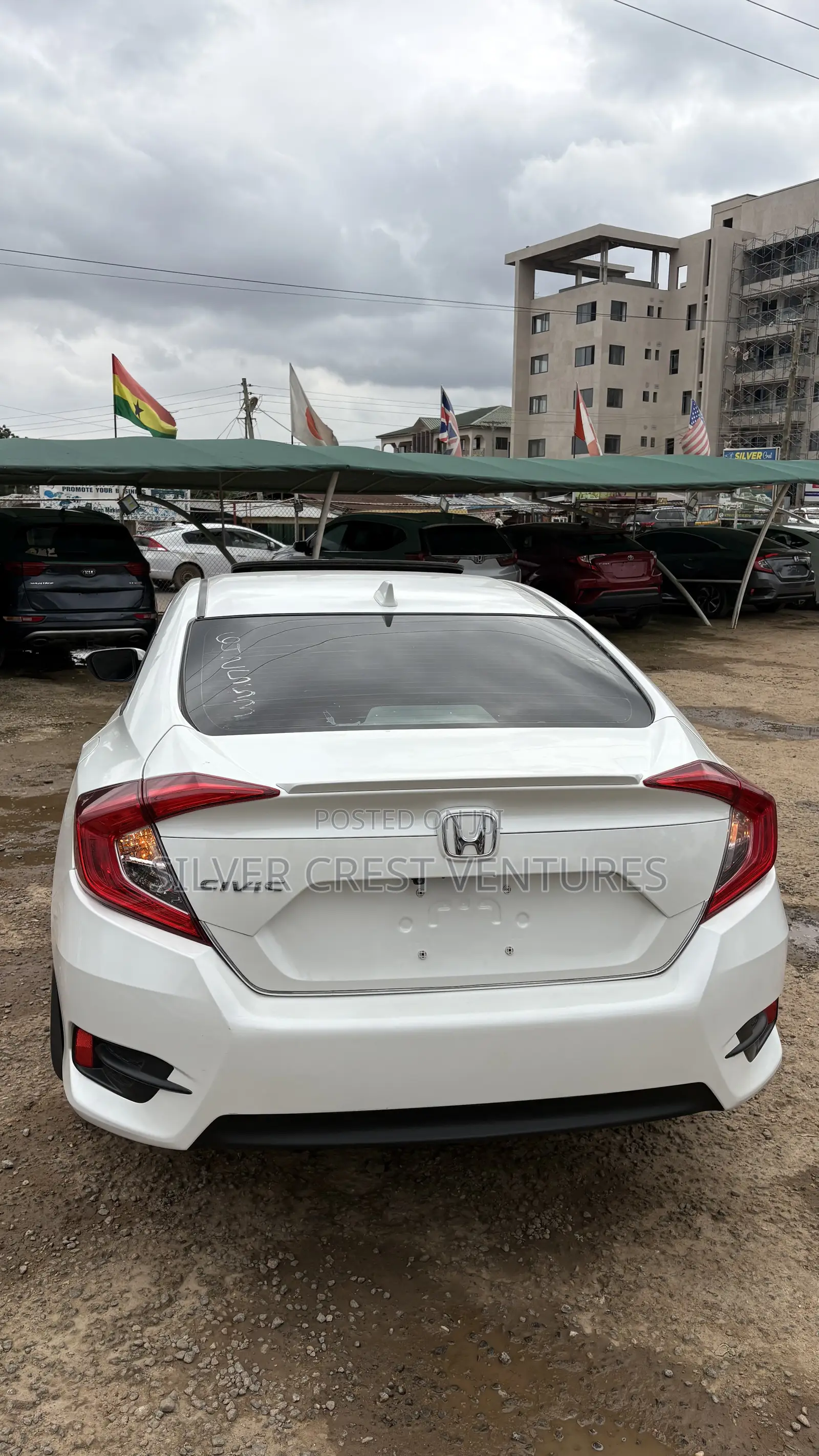 Honda Civic EX-L 4dr Sedan (1.5L 4cyl) 2016 White