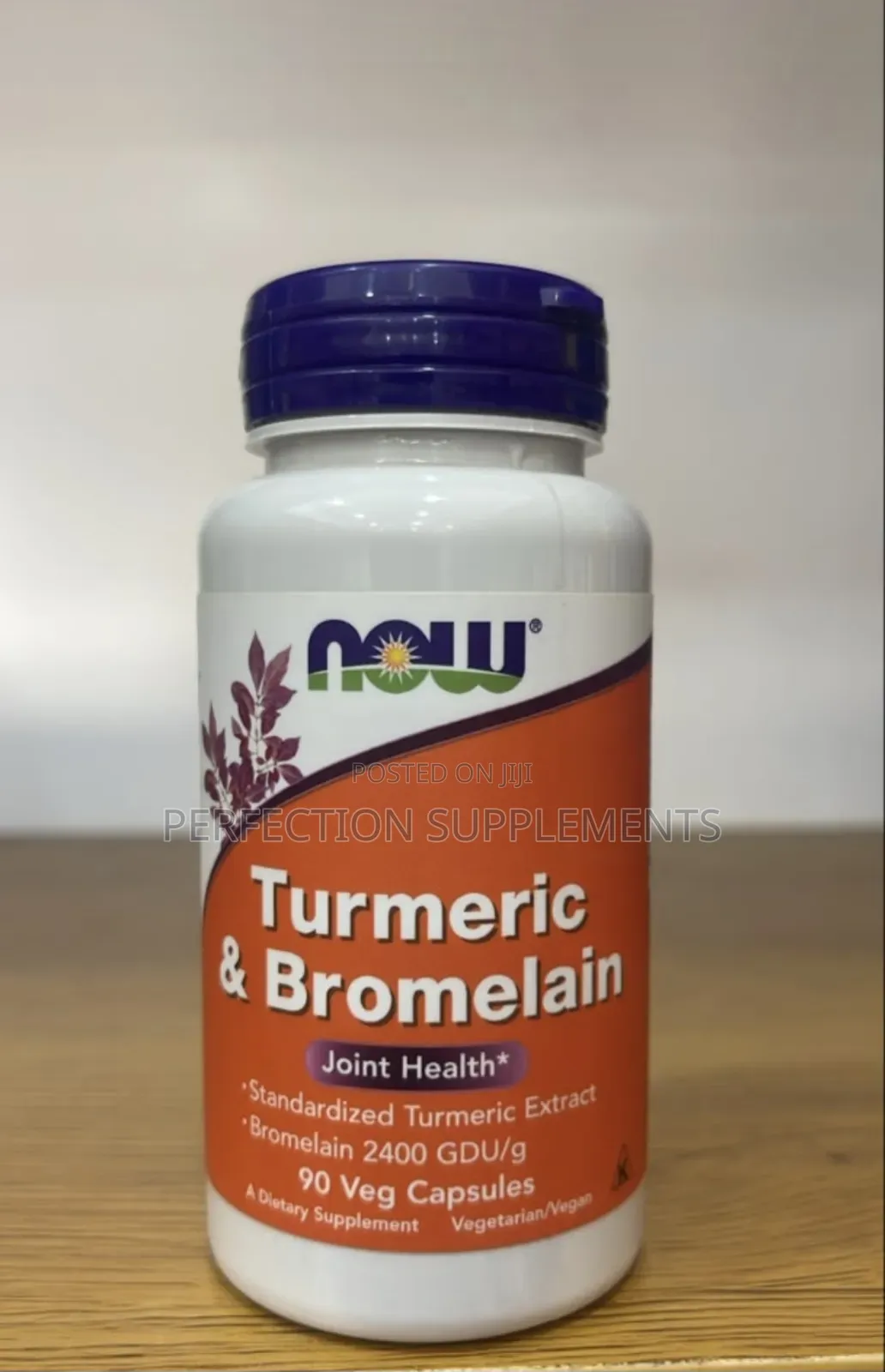 Now Turmeric & Bromelain Veg Capsules
Joint Health*