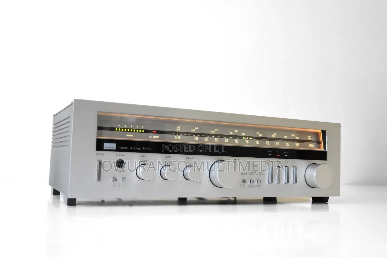 Sansui R-5 Stereo Tuner Amplifier — Vintage High-Fidelity Unit