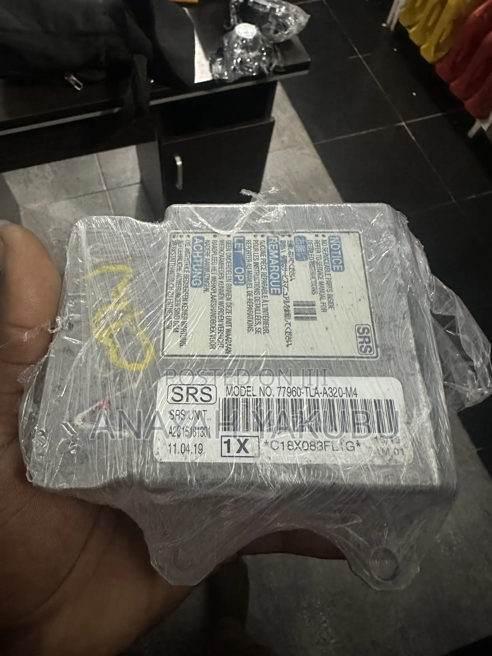 2017-21 Honda SRS/Airbag Unit