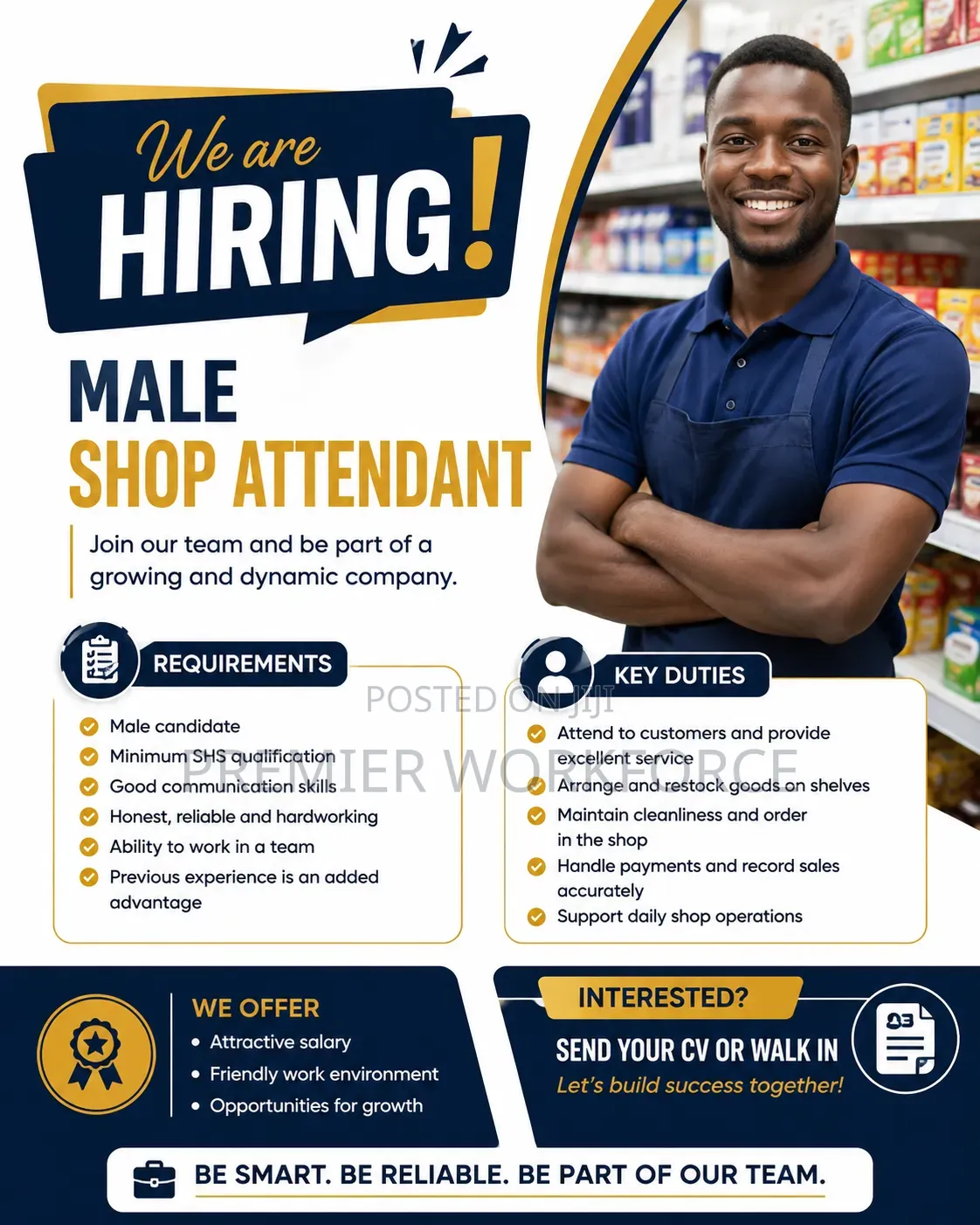 Shop Attendants Are Needed Urgently
