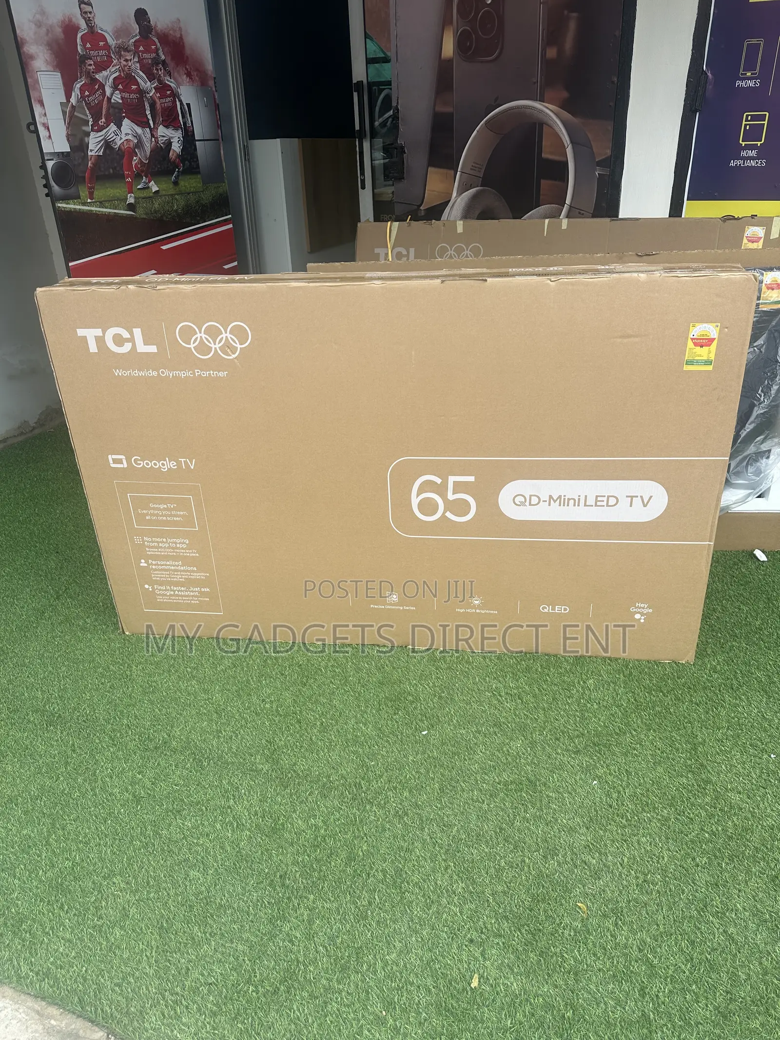 TCL 65C6K 65” QD-Mini LED Google TV – Under Warranty