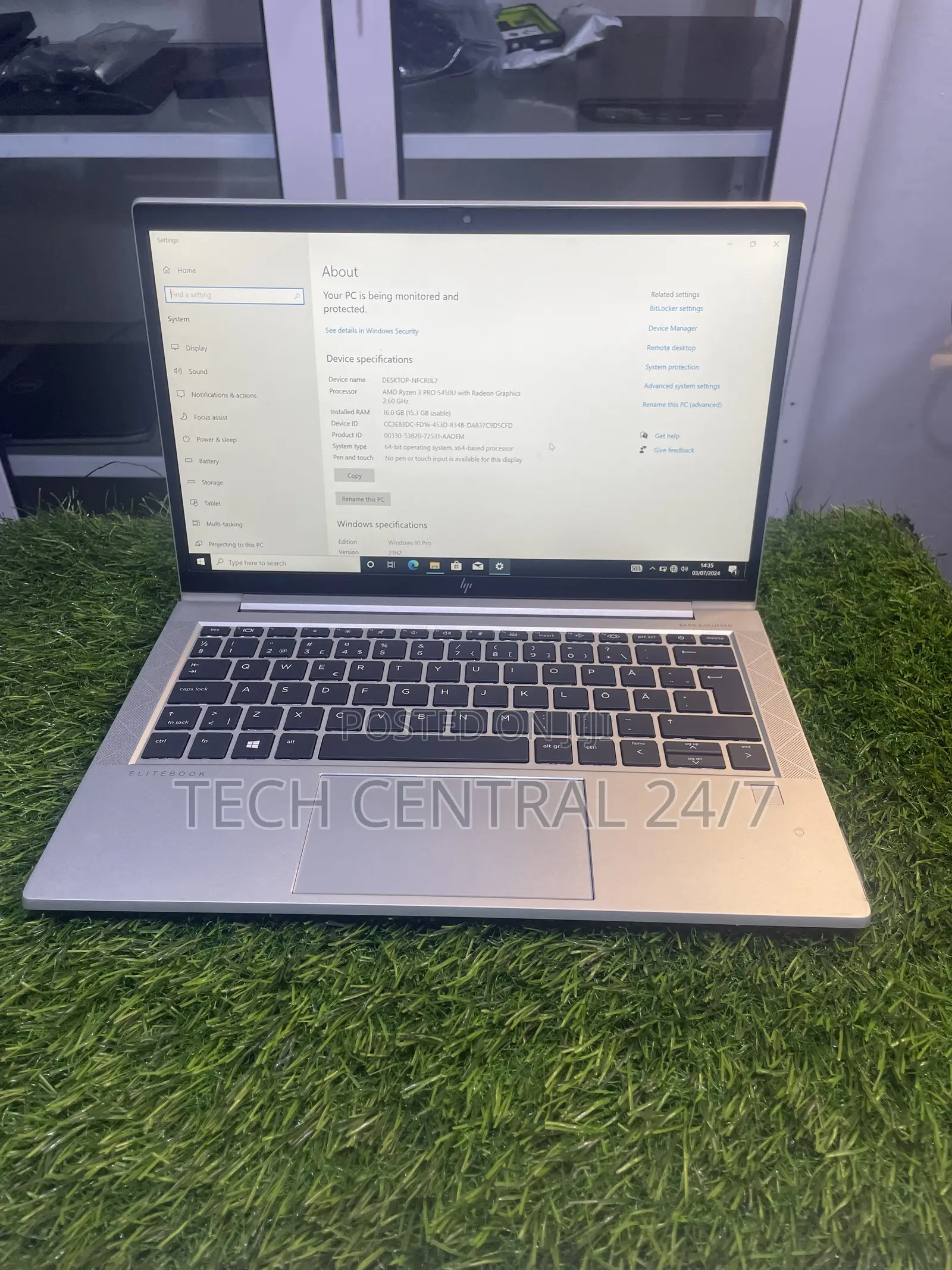 Laptop HP EliteBook 835 G7 16GB AMD Ryzen 3 SSD 256GB