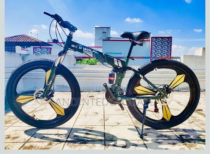 Folding Mountain Bike 26" - Multicolor