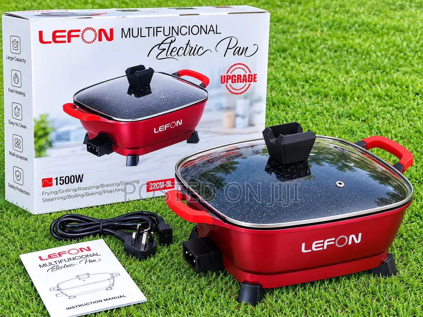 8L Multi Purpose Electric Pot or Electric Pan
