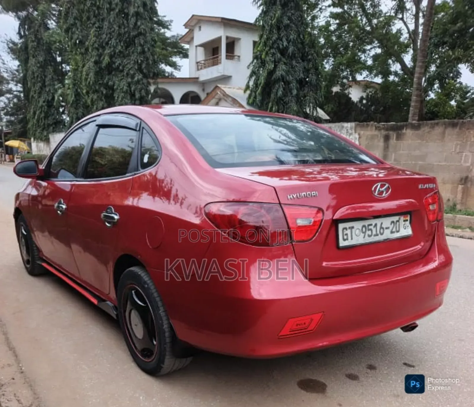 Hyundai Elantra 2007 Red