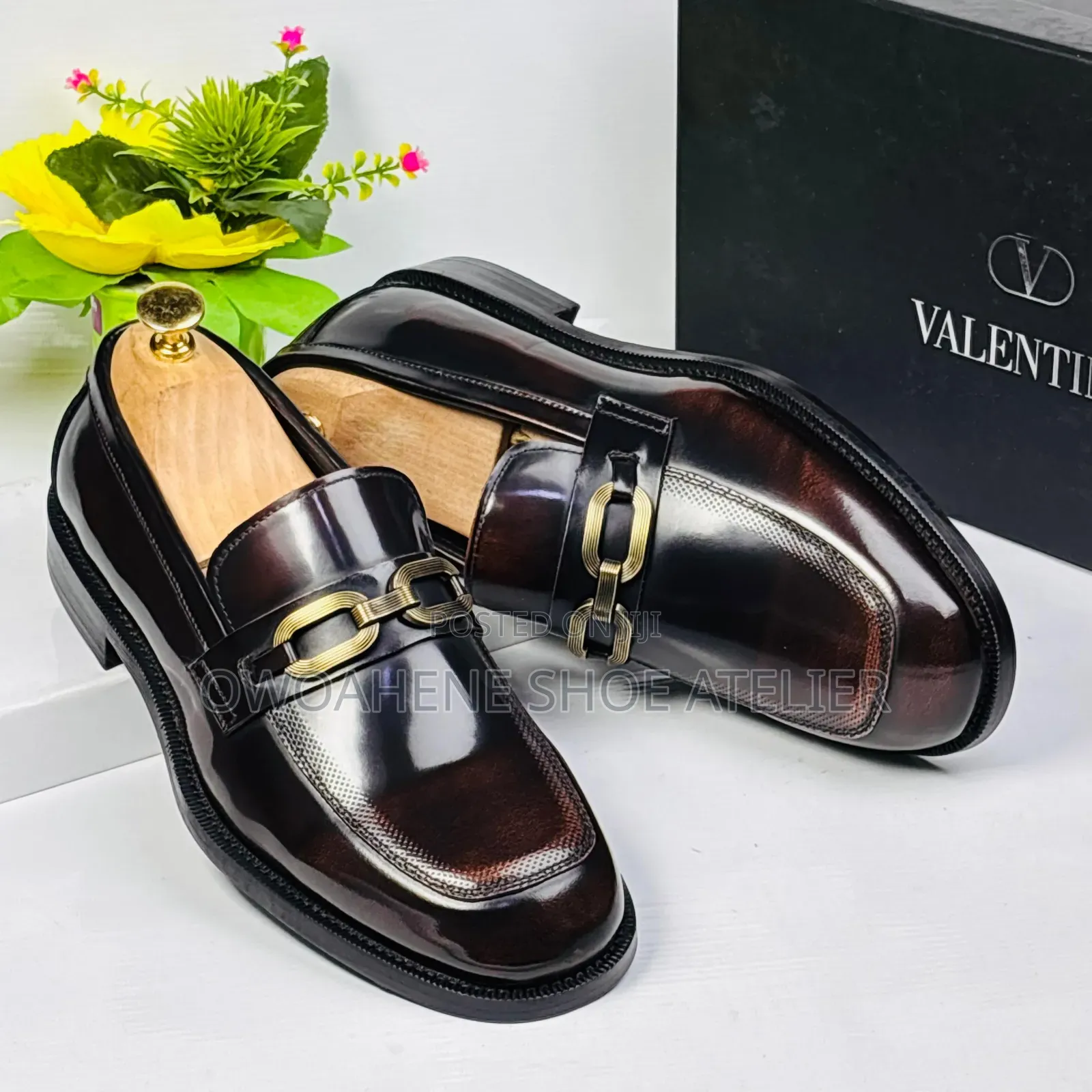 Men's Formal Leather Bit Loafers,