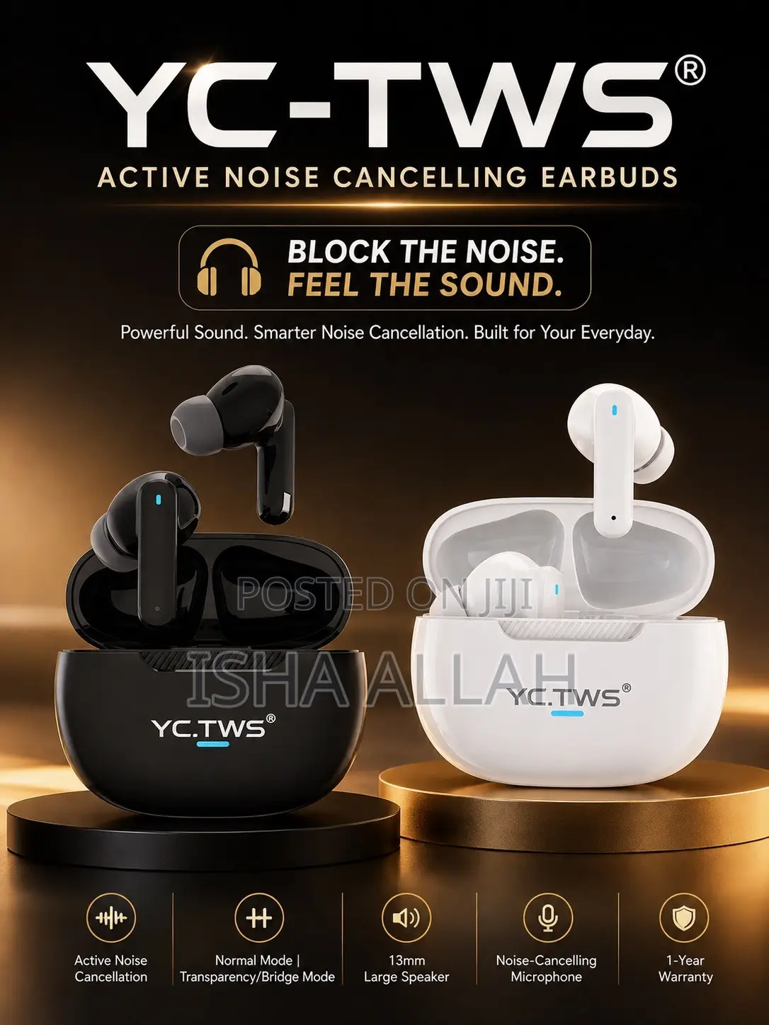 🎧 Yc-TWS Anc — Block the Noise. Feel the Sound