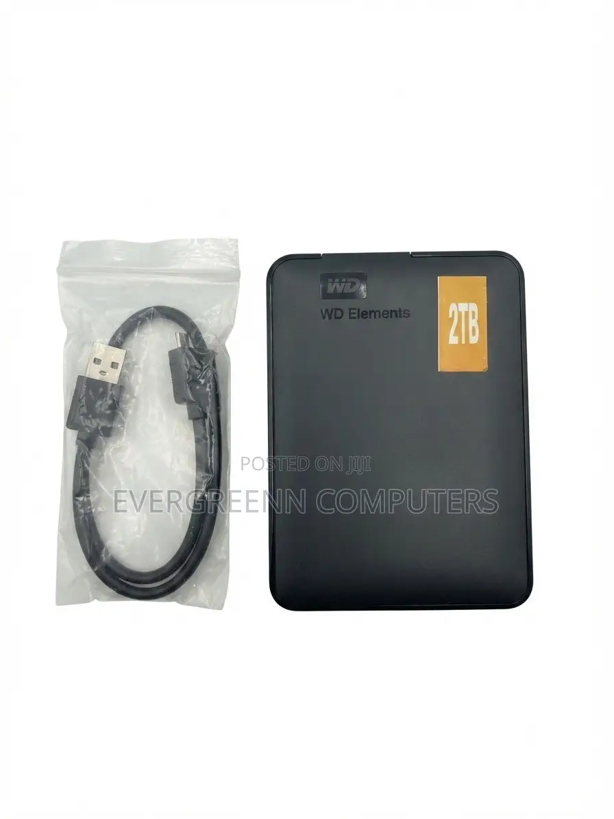 2tb Wd 2.5-Inch Sata SSD External Storage.