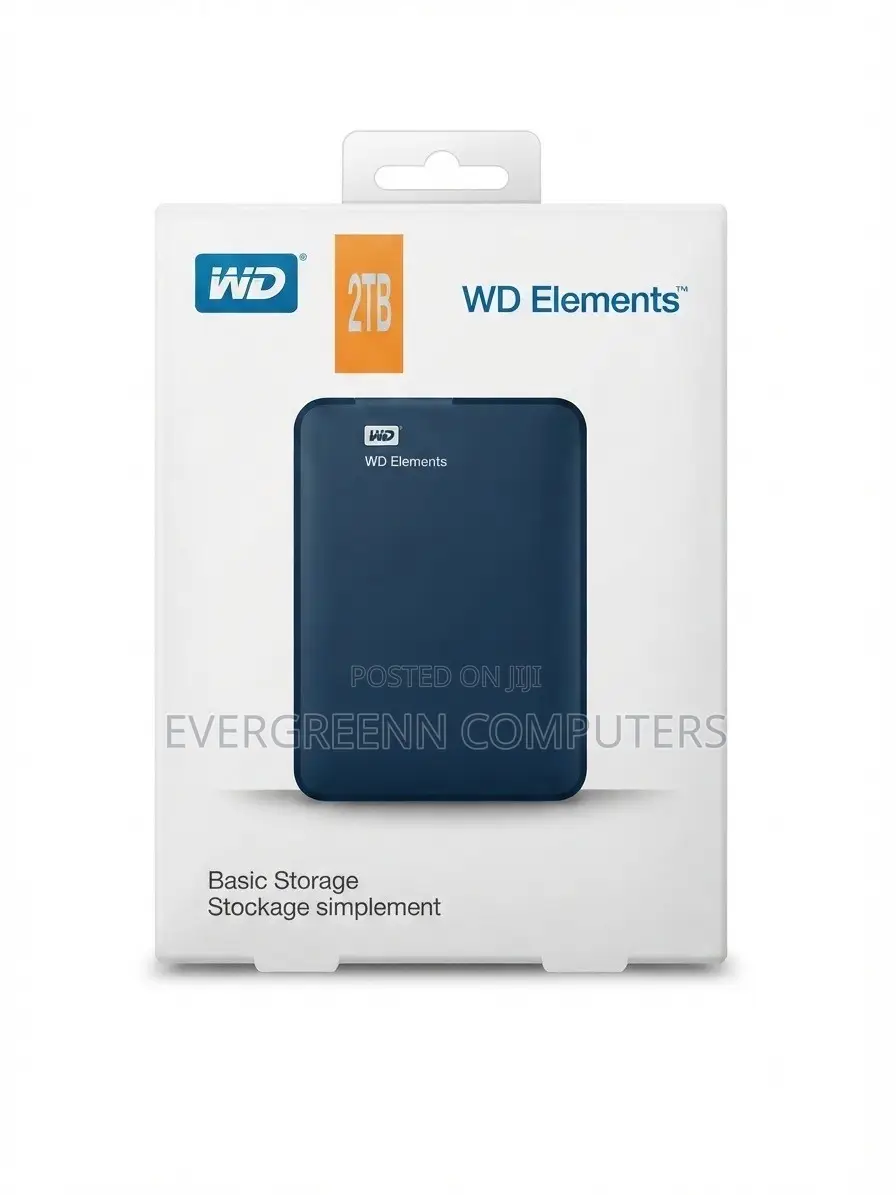 2tb Wd 2.5-Inch Sata SSD External Storage.