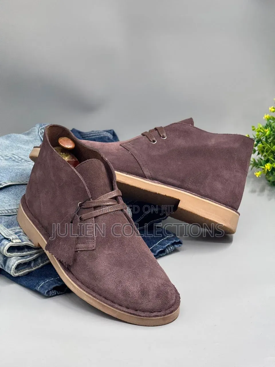 Original Clarks Desert Black Coffee Brown Cream Grey N Beige