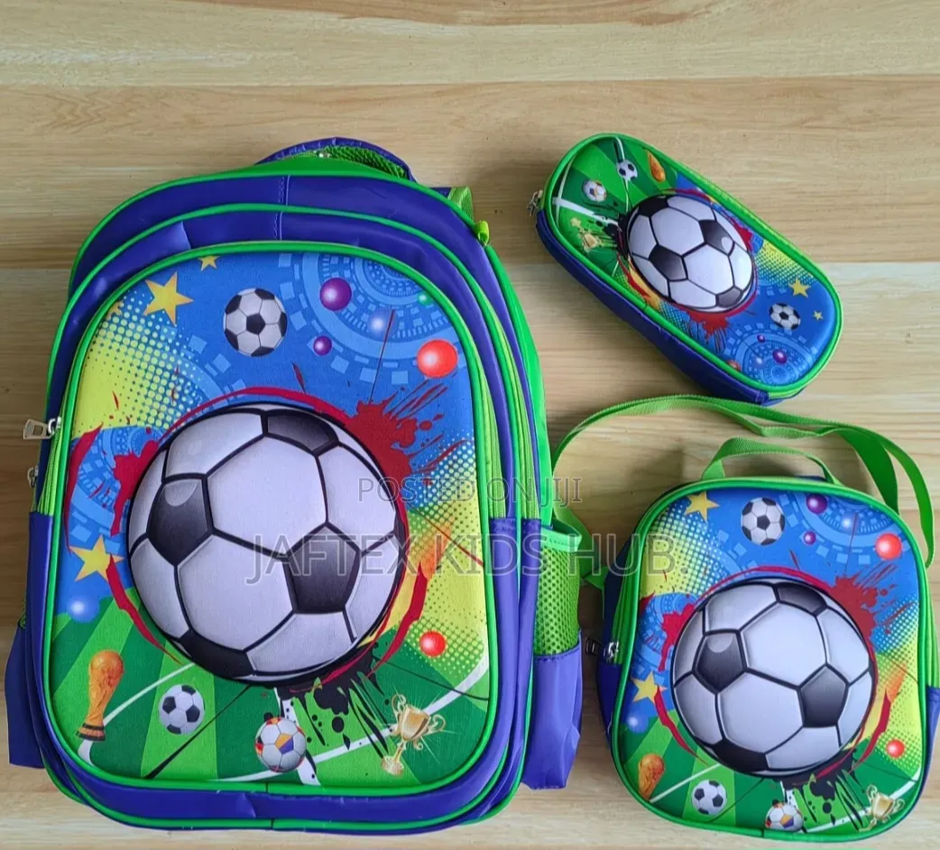 Kids Football School Bag-3 - Piece Set