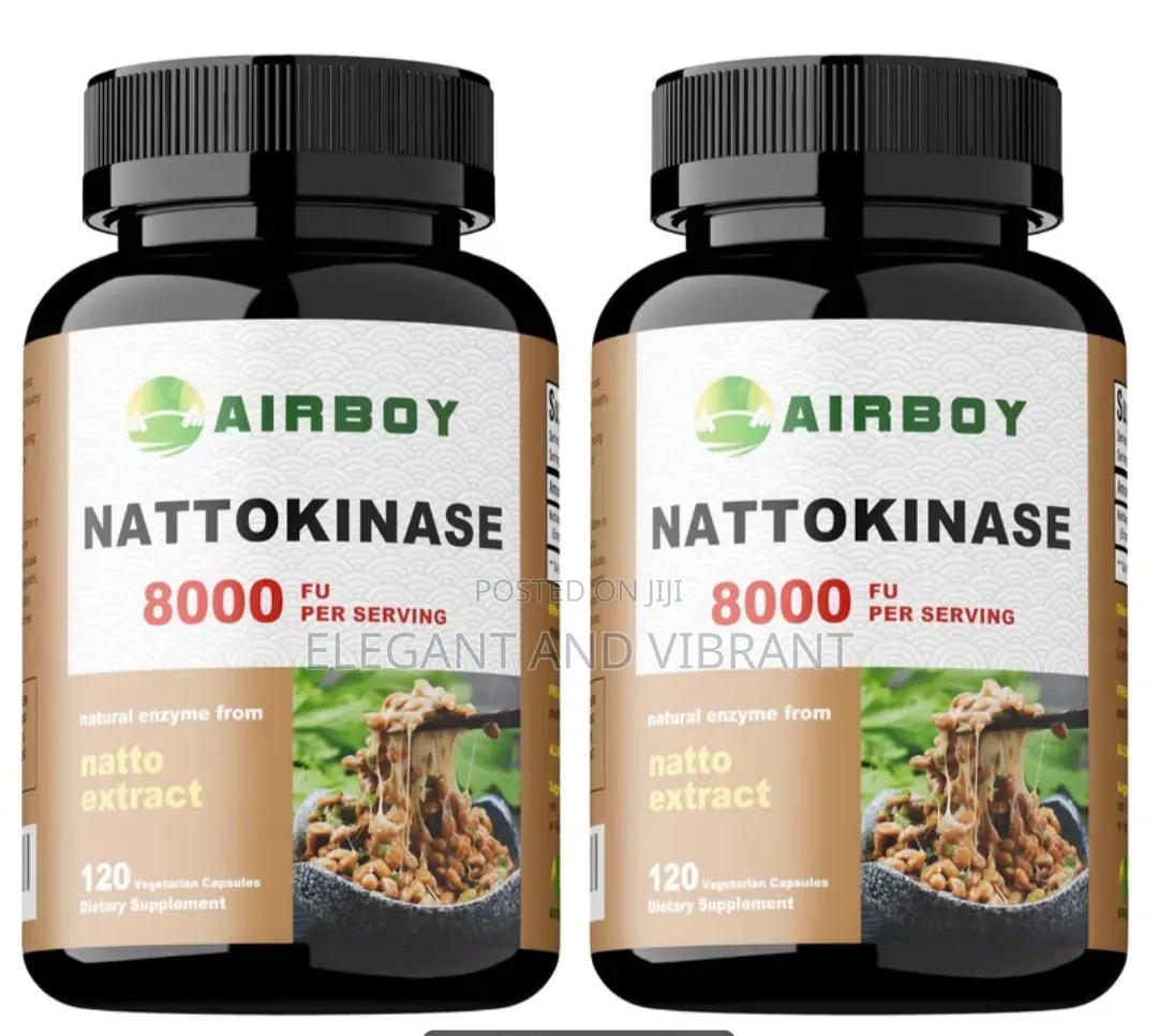 Nattokinase 8000FU Per Servings, 120 Caps